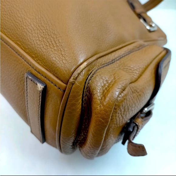 🌟FINAL 🌟Prada Vitello Leather Daino Tote/Shoulderbag. Tan Leather. 🌟 2x HP🌟 - Picture 5 of 9